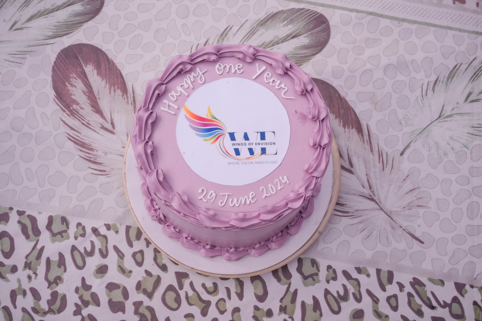 About Us Anniversary Cake