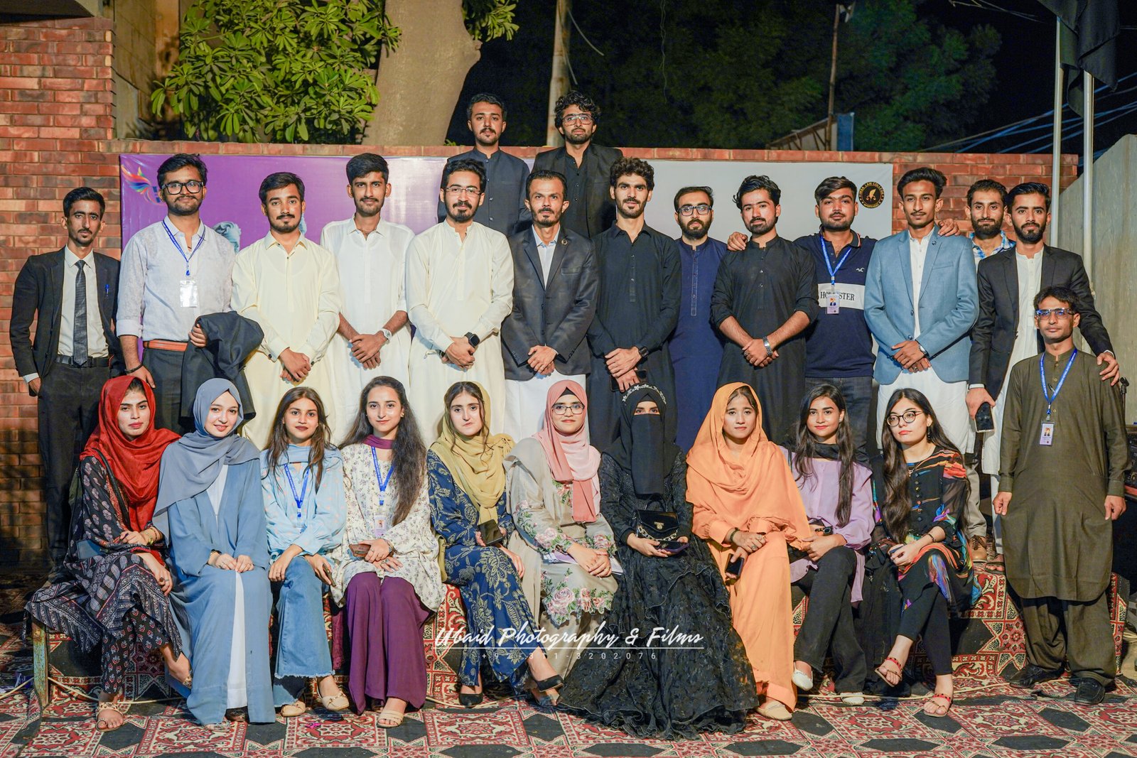 Events Team Picture After Musical Night